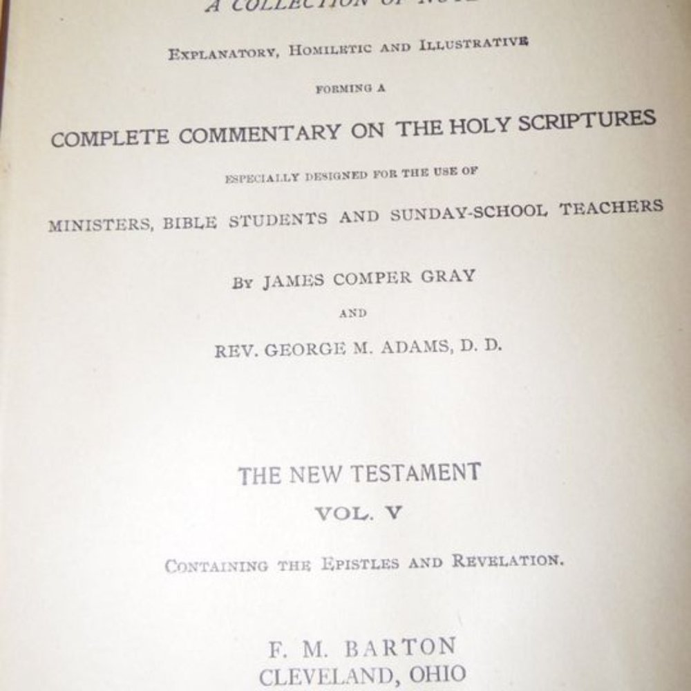 LAST MARKDOWN Antique bible study encyclopedia book